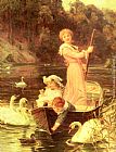 Frederick Morgan A Day On The River painting